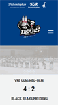 Mobile Screenshot of blackbears-freising.de